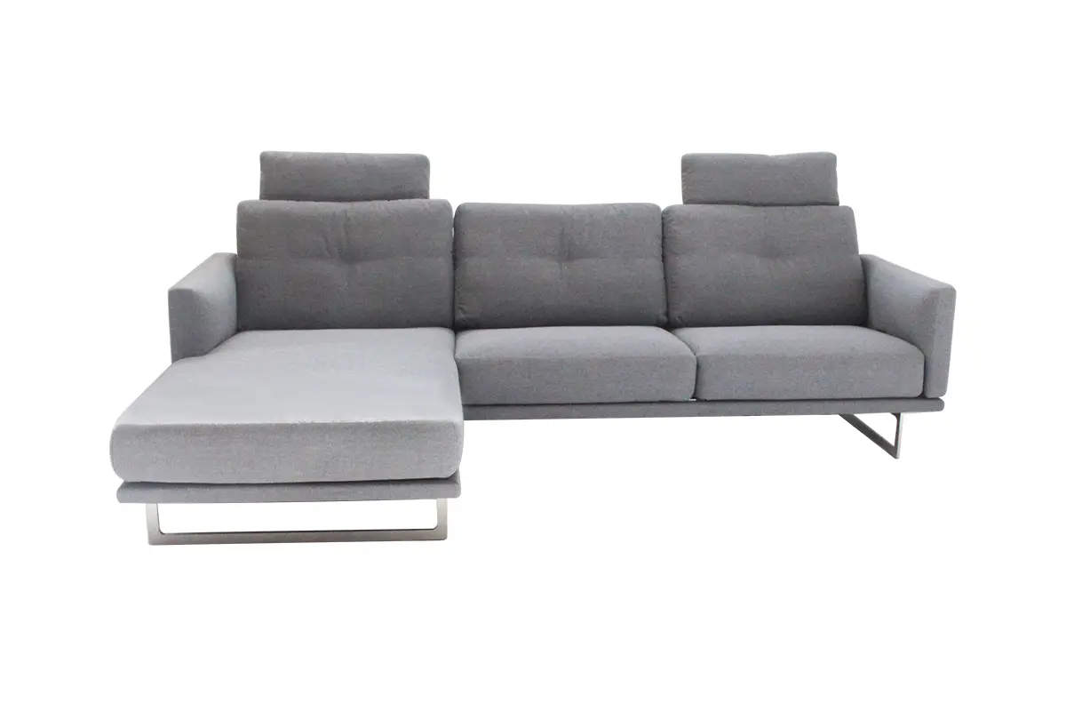 Polstergarnitur 1650 Moris von Intertime Ocean Q2 grau ca. 262x164cm