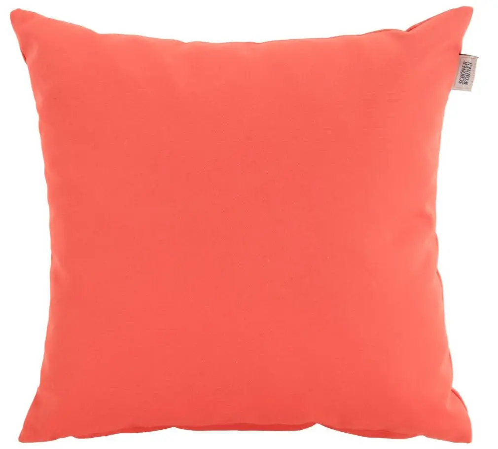 Dekokissen Fiona Uni tomato von Schöner Wohnen Outdoorstoff ca. 40x40cm