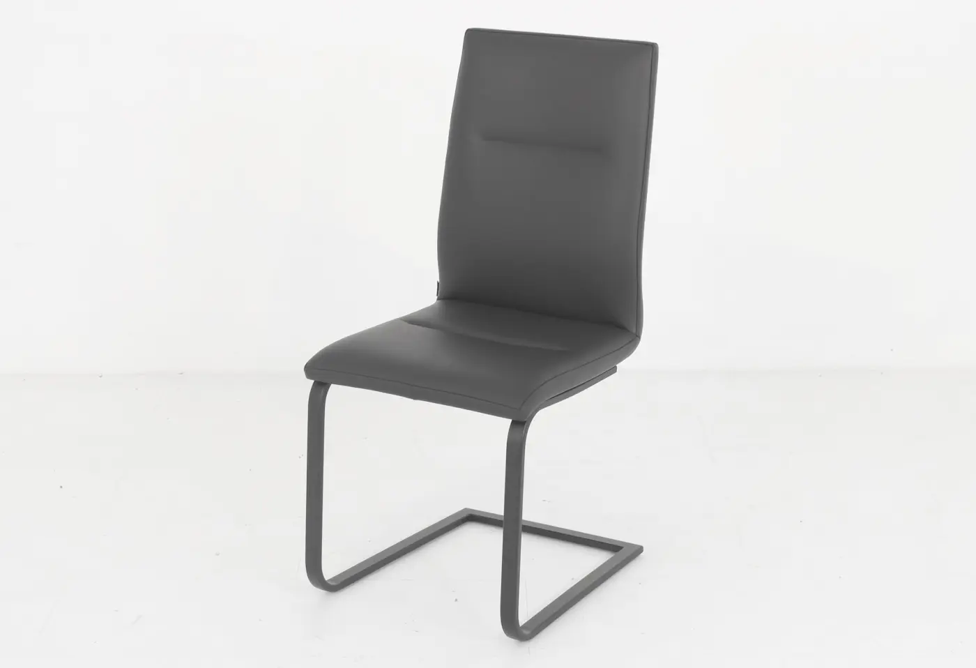Freischwinger Eva von Seetal Leder Genua "mocca" ca. 46x97x58cm