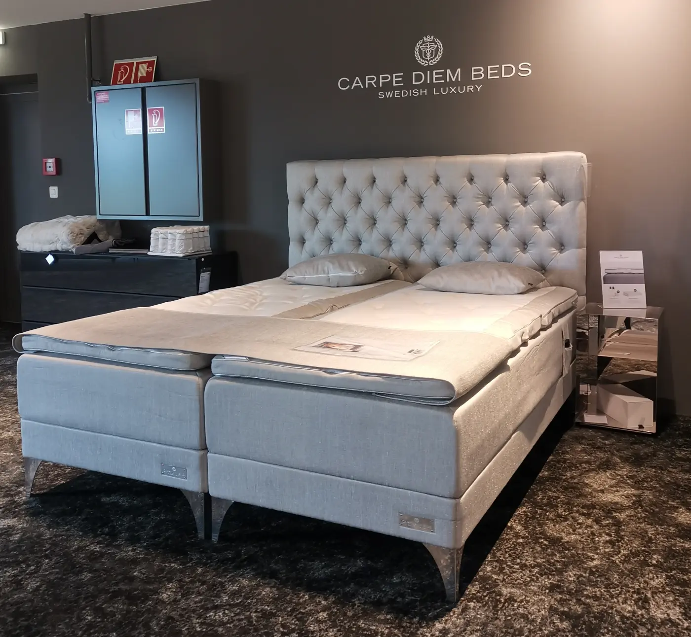 Boxspringbett Carpe Diem von Carpe Diem RO Kendari Pigeon ca. 180x210cm