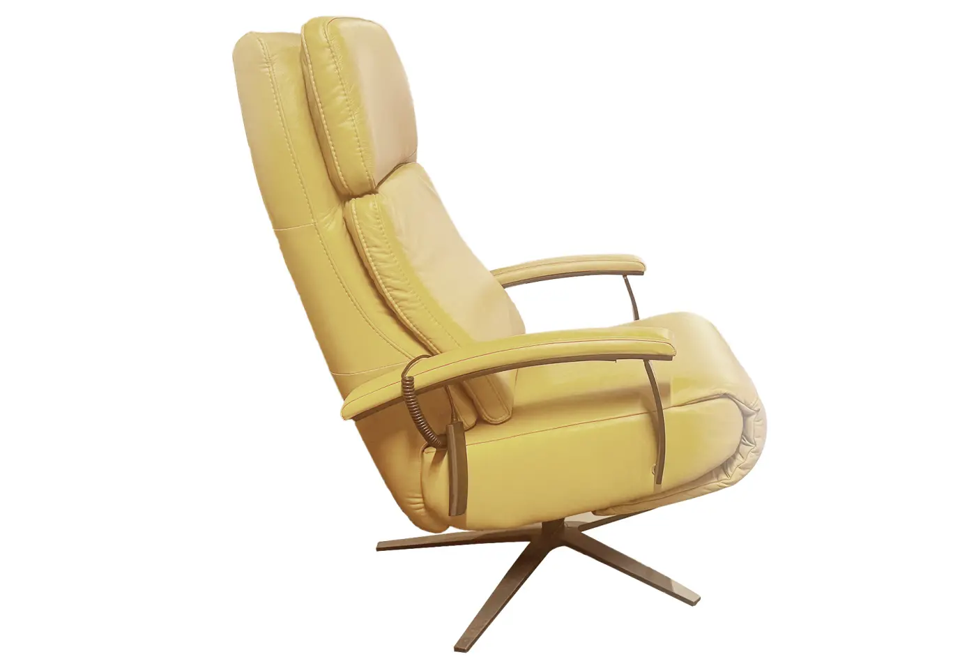 Relaxsessel 4541 von Interliving Leder Vivre kurkuma ca. 180cm