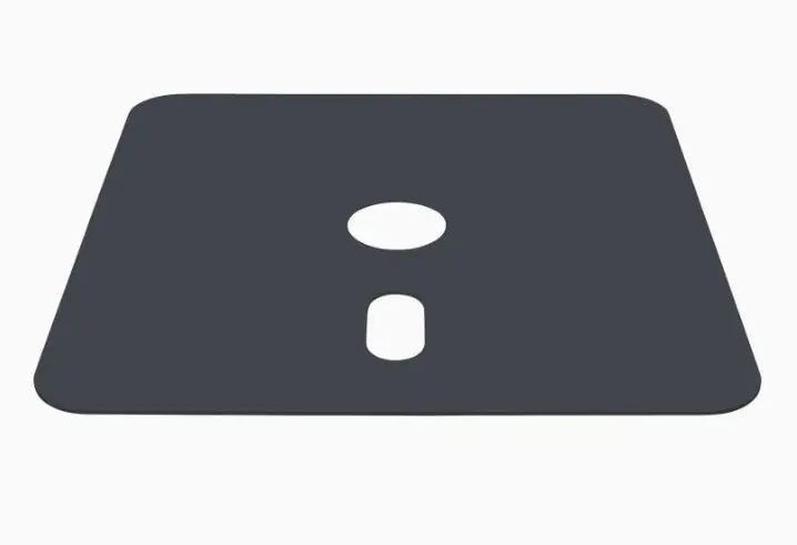 Decorplatte 350 01 110 920 Anthrazit von Glatz ca. 92,8x92,8x0,6cm