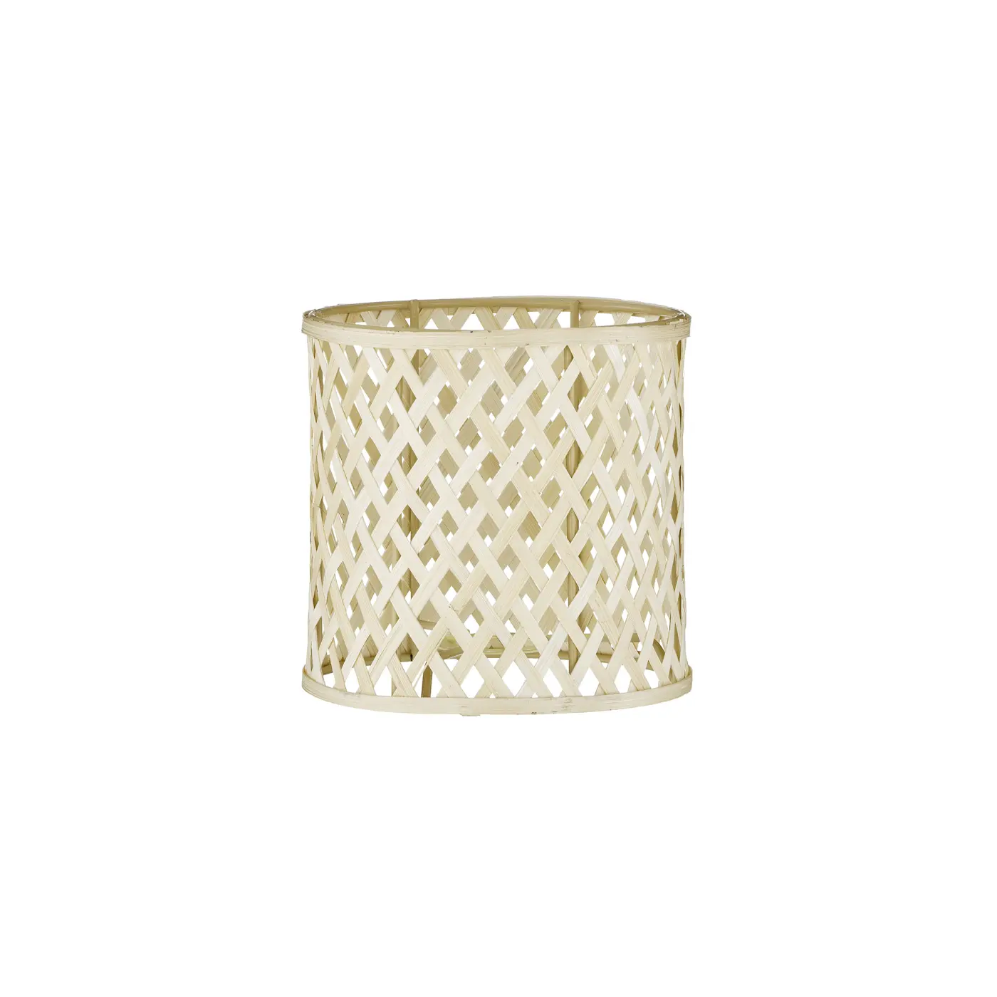 Rattanschirm 20296.16. Natur Bambus-Schirm ca. 13x13cm