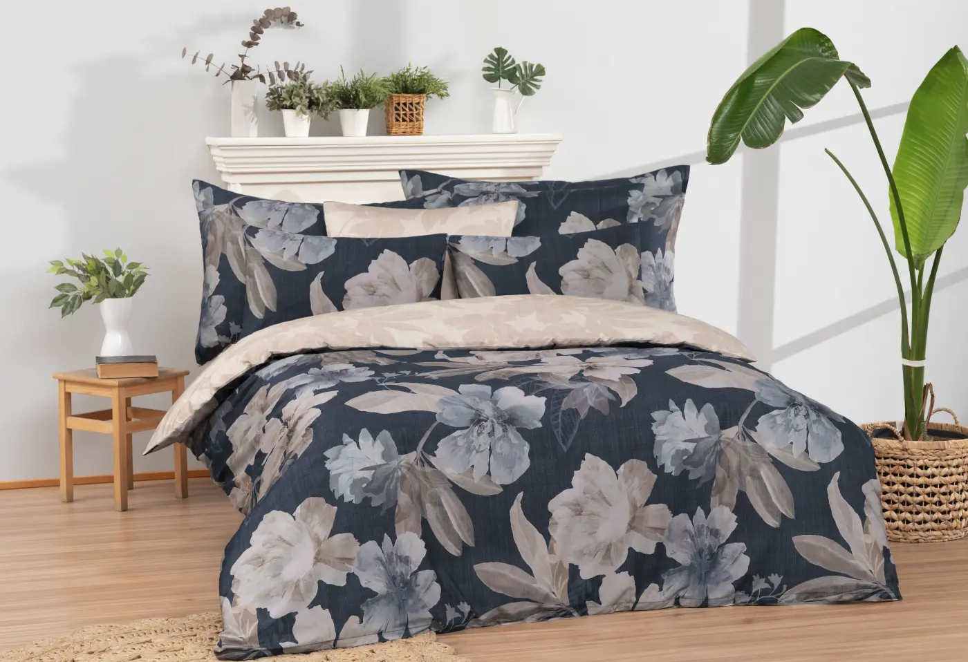 Kissenanzug 65x100 Reine, Navy