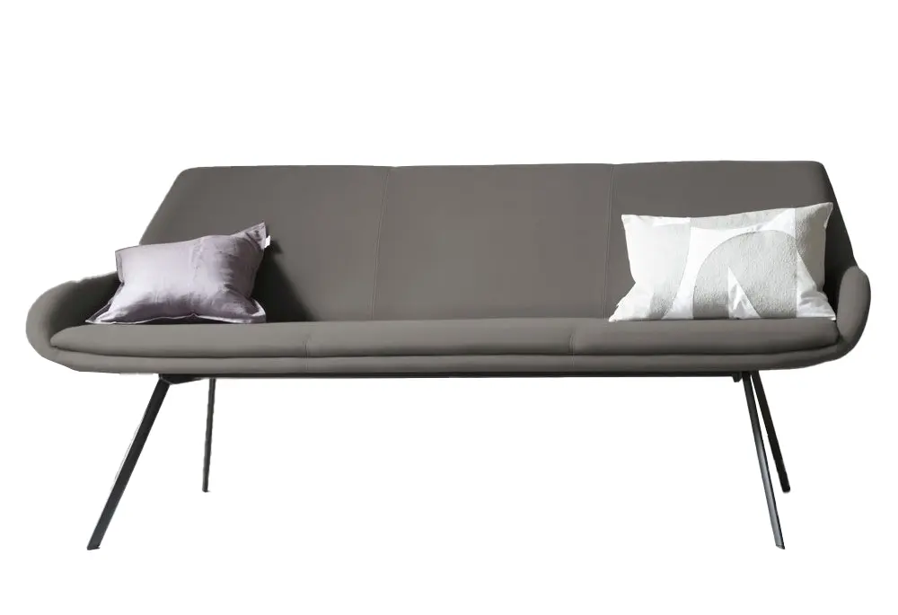 Solitärbank S116 von Schöner Wohnen Mikrofaser "anthrazit" ca. 200x85x63cm