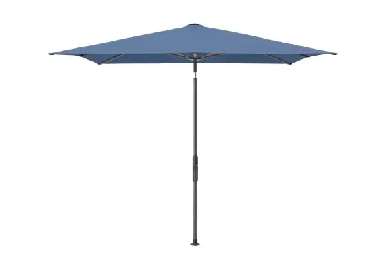 Sonnenschirm Twist Cobalt von Glatz Stoffqualität 4 ca. 240x240cm