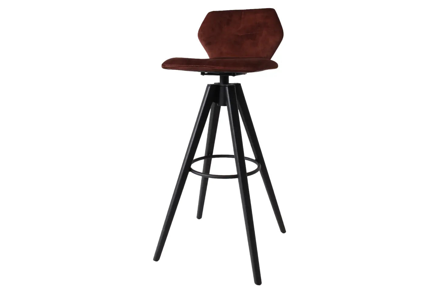 Barhocker 17681.5 rost Stoff Genova ca. 44x102x51cm