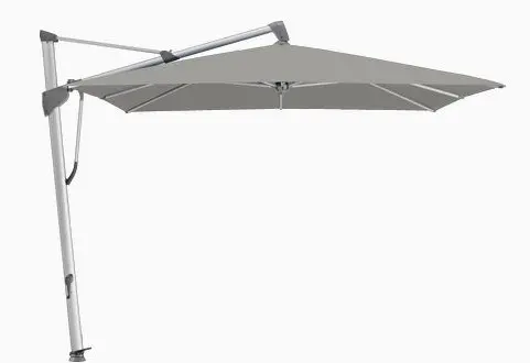 Sonnenschirm Sombrano S+ Smoke von Glatz Stoffqualität 4, 8-tlg. ca. 400x300cm