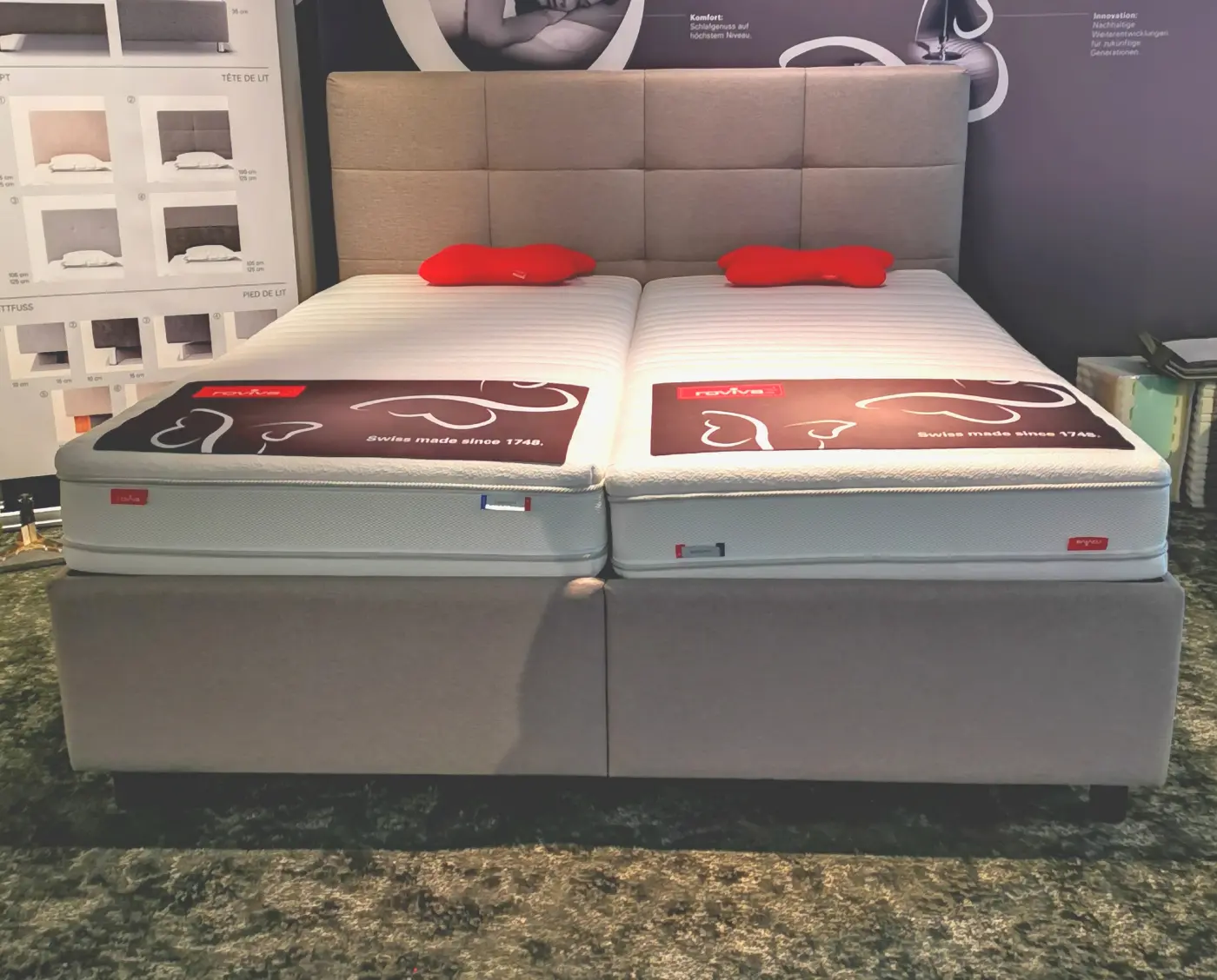 Polsterbett Cosynights von Roviva Stoff ca. 180x200cm