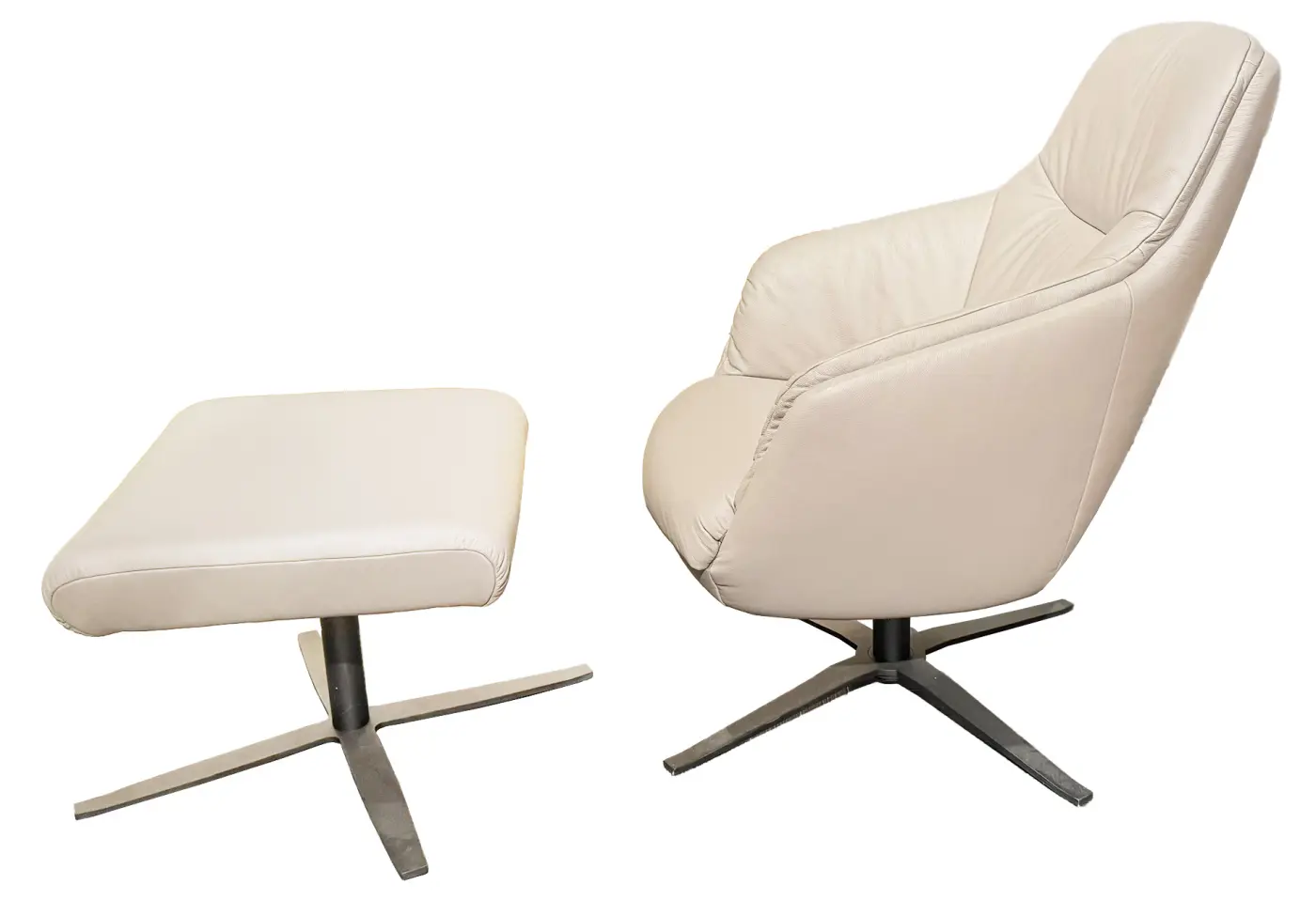 Sessel Sky von Schöner Wohnen Leder Life Line elephant