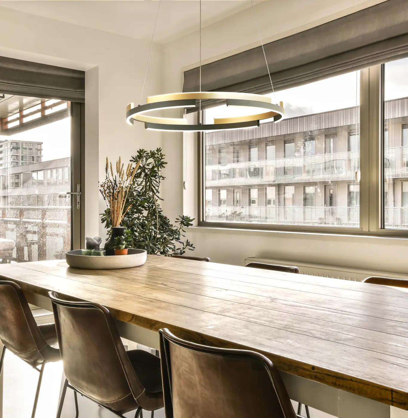 LED-Pendelleuchte 23726.. Sandschwarz, Gold Metall ca. 60x160cm