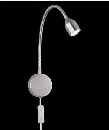 LED-Wandleuchte 3599.. Nickel matt Aluminium ca. 40x30cm