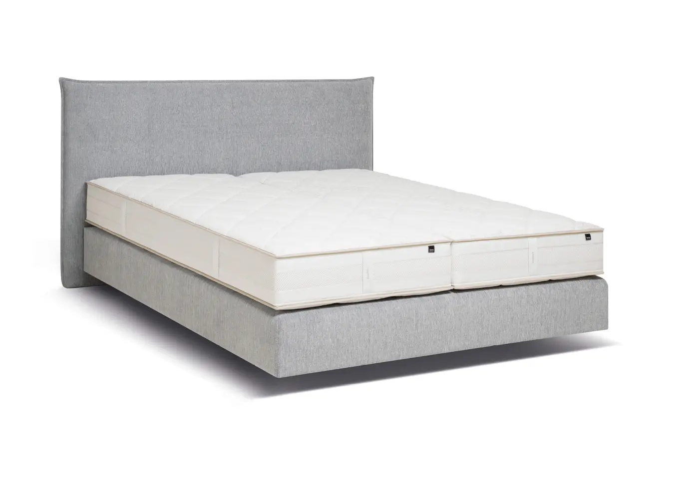 Boxspringbett Artemis von Riposa Stoff Segale beige ca. 180x200cm