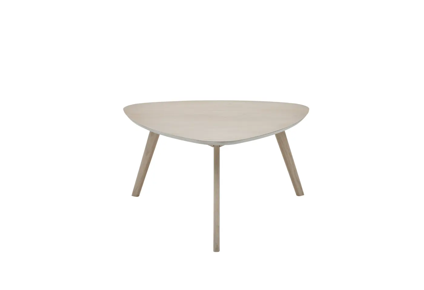 Couchtisch Roomio No. 2000 von Roomio Platte Esche Echtholzfurnier, weiss gewaschen ca. 80x70x40cm