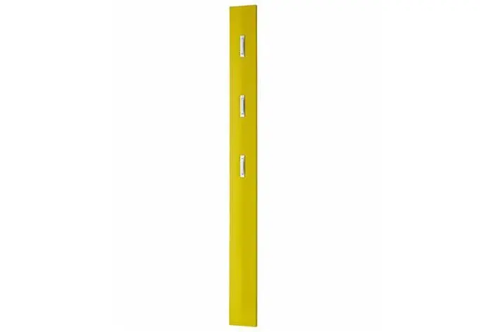 Garderobenpaneel Collognes gelb MDF ca. 15x170x4cm