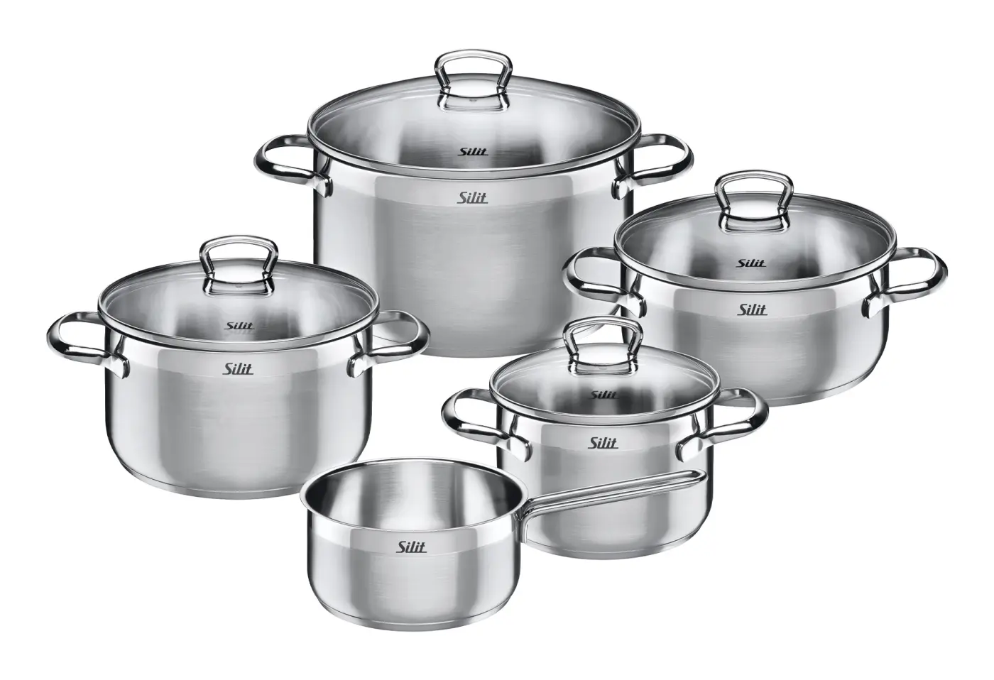 Topset 5-Tlg Toskana Edelstahl