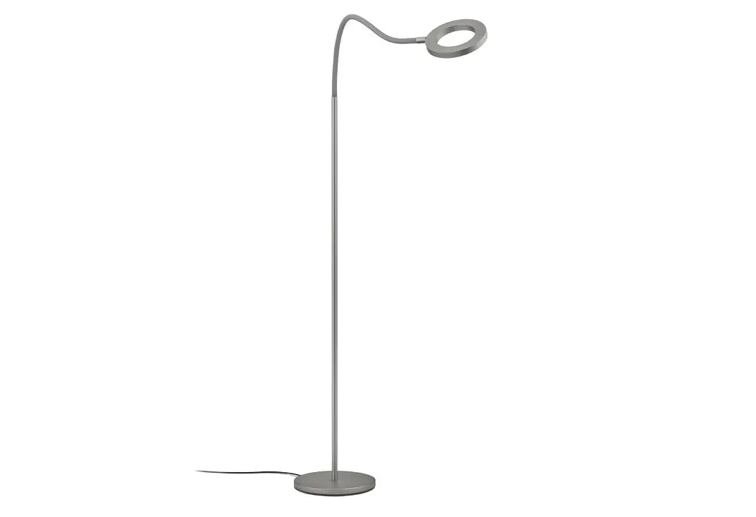 LED-Stehleuchte 22341.. Graphit anthrazit Metall, Stoff ca. 130cm