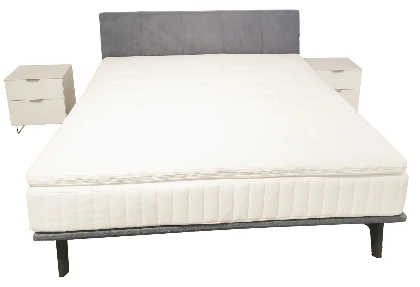 Boxspringbett 14251.3.. Stoff coral 10 ca. 180x210cm