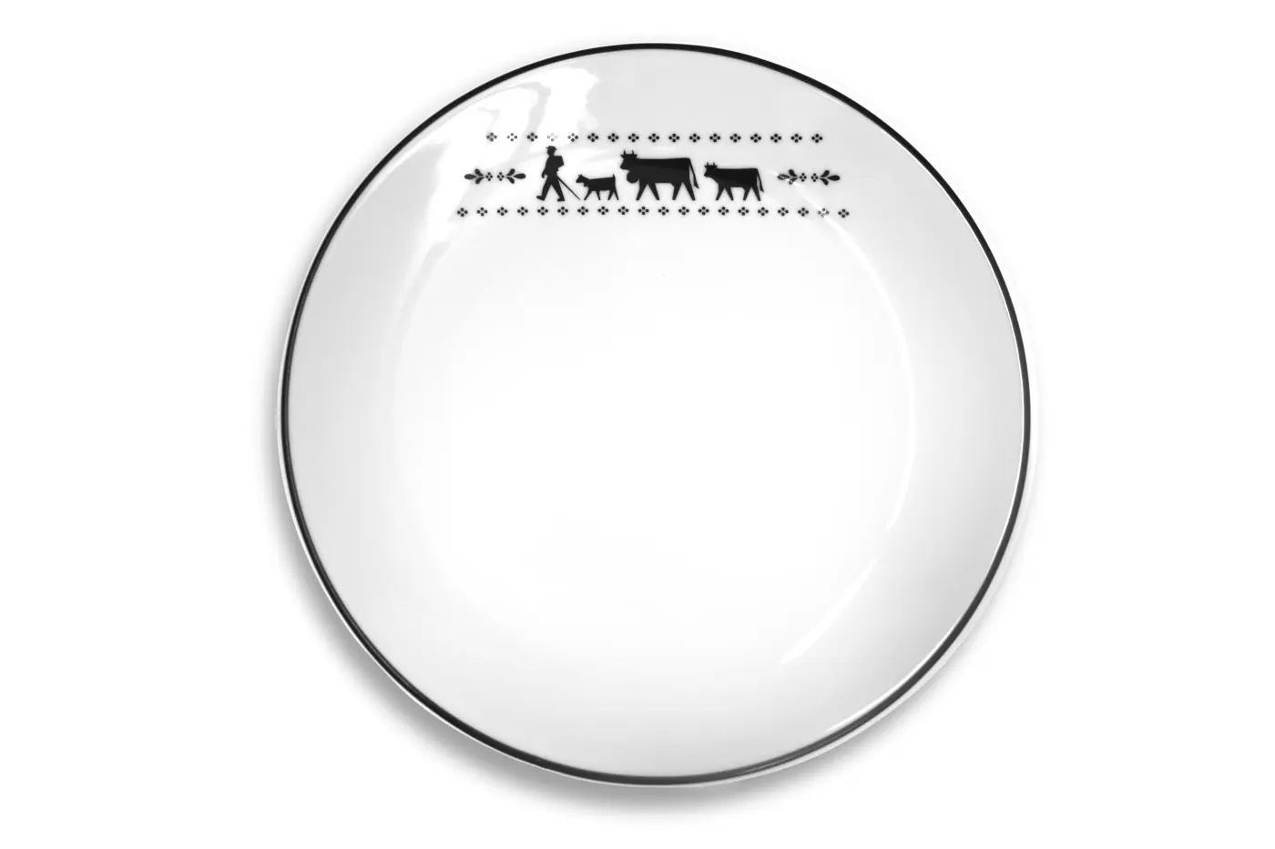 Teller rund 27cm Alpaufzug