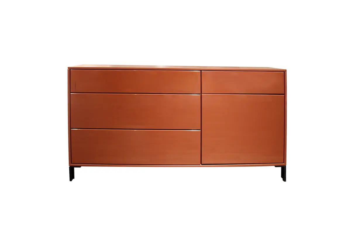 Sideboard Valendas Lack Oxidrot, Front Hochglanz ca. 153,2cm