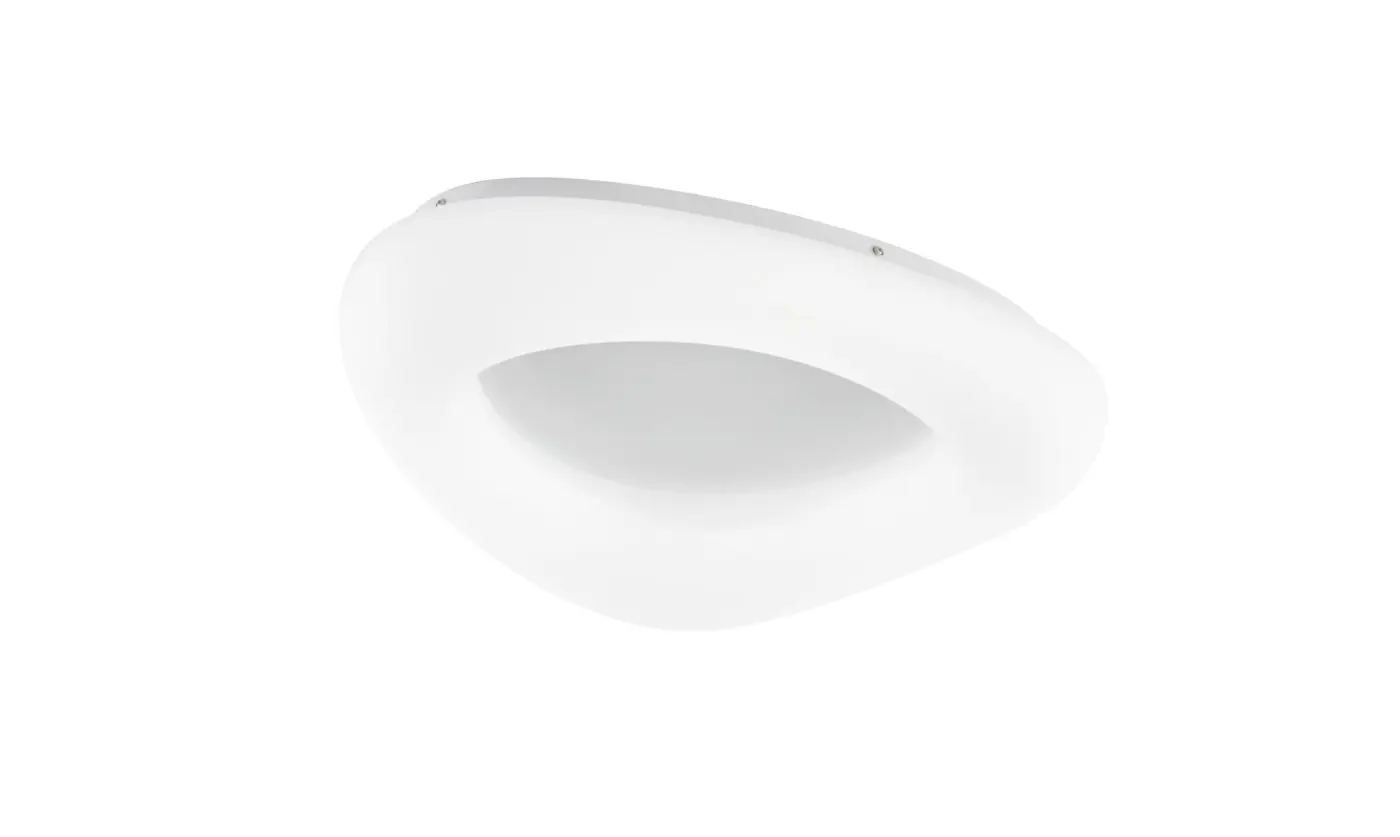 Deckenleuchte 14510.. Weiss Kunststoff, Metall ca. 62x62x53x13cm