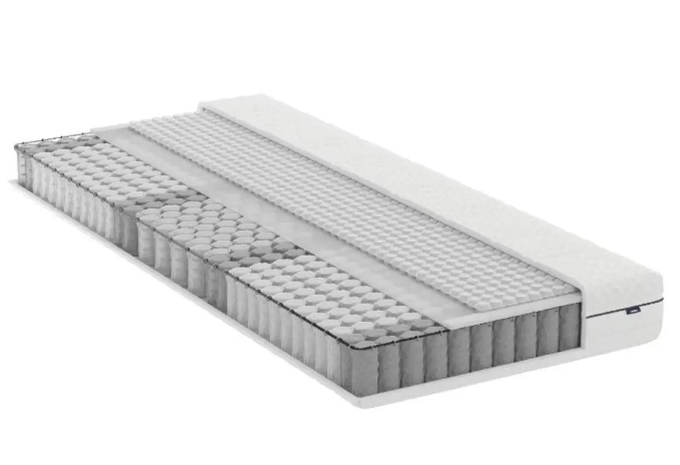 Matratze Isabelle Luxe TFK von Bico Wollvlies mit Swisswool Taschenfederkern ca. 90x200cm