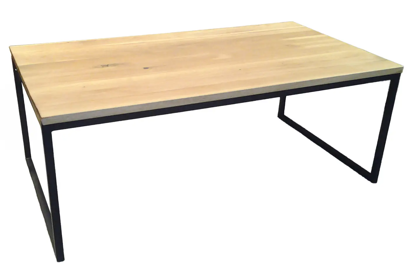 Couchtisch 6670.1 Wildeiche massiv geölt ca. 110x43x60cm