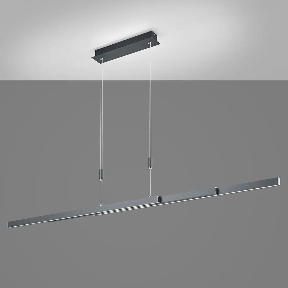 LED-Hängeleuchte 21644.. Anthrazit Metall, Aluminium, Kunststoff