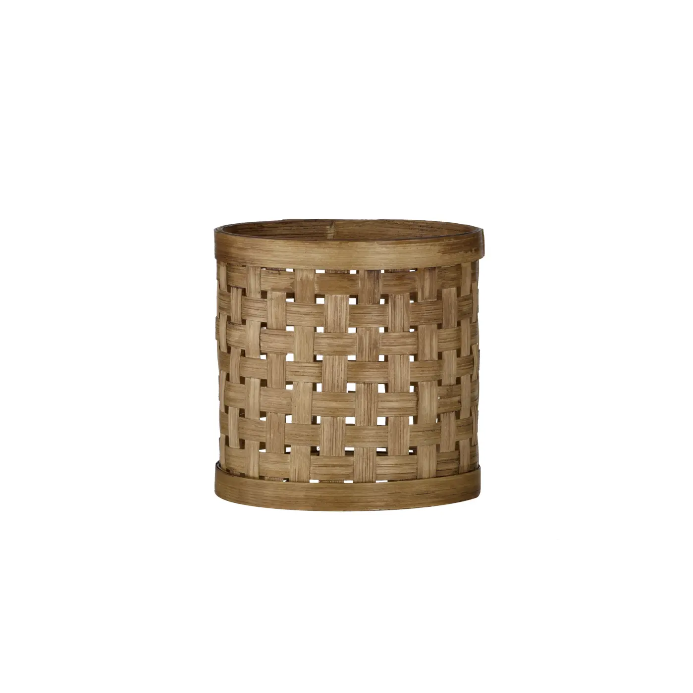 Holzschirm 20296.17. Braun Bambus ca. 13x13cm