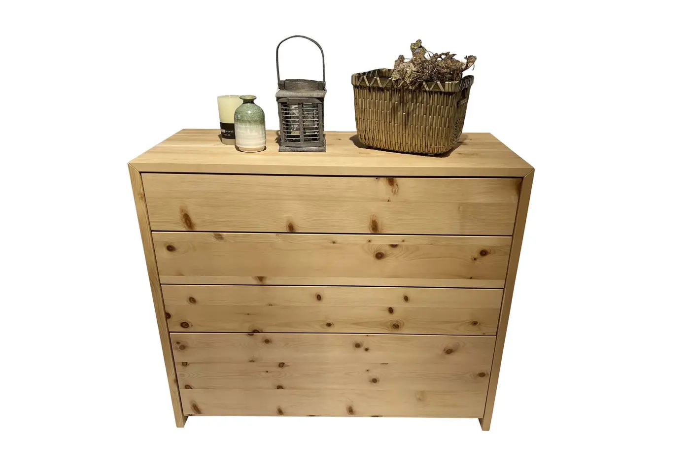 Kommode Lunetto von Team 7 Zirbe roh unbehandelt ca. 101,2x87,5x42cm