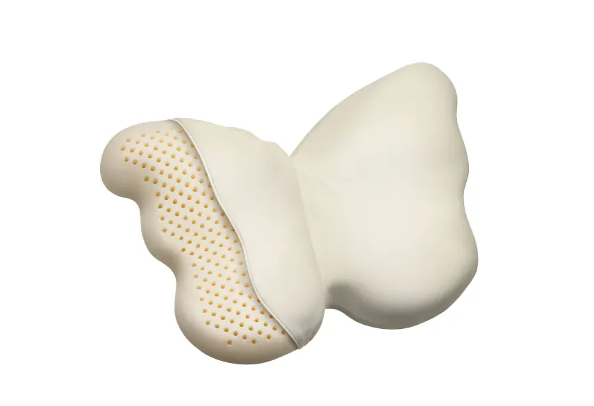 Jersey-Kissenbezug Papillon Sand von Roviva