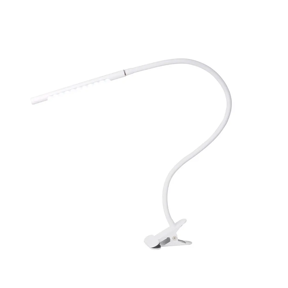 LED-Klemmleuchte 12946.. Weiss Metall, Kunststoff