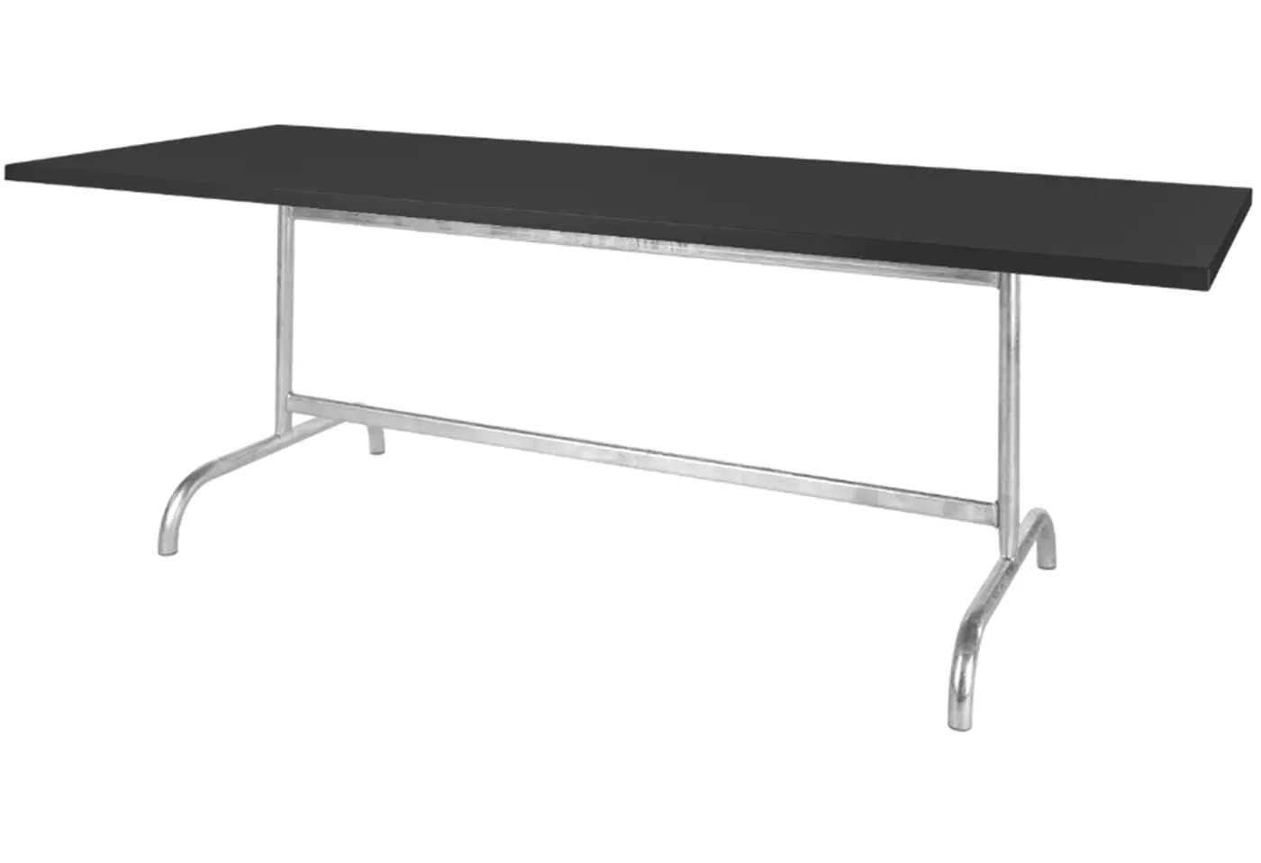 Metalltisch Säntis Schwarz von Schaffner Stahl ca. 240x90cm